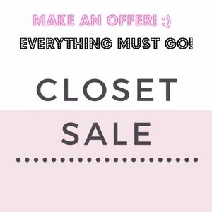 CLOSET SALE